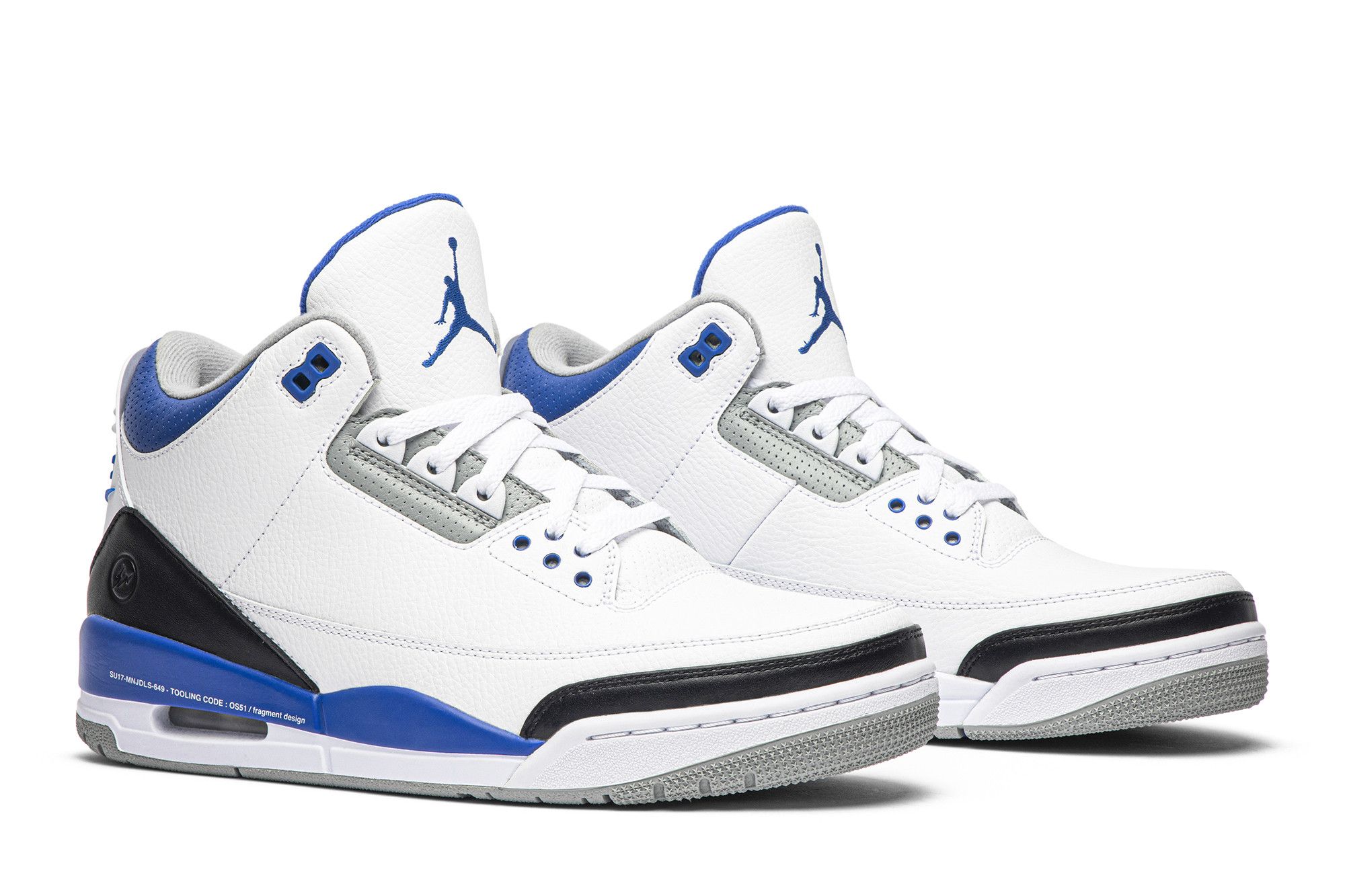 Air Jordan 3 黒青スポーツブルーfragment offwhite Buy Fragment Design x Air Jordan 3 Sample 2017 - SU17 MNJDLS