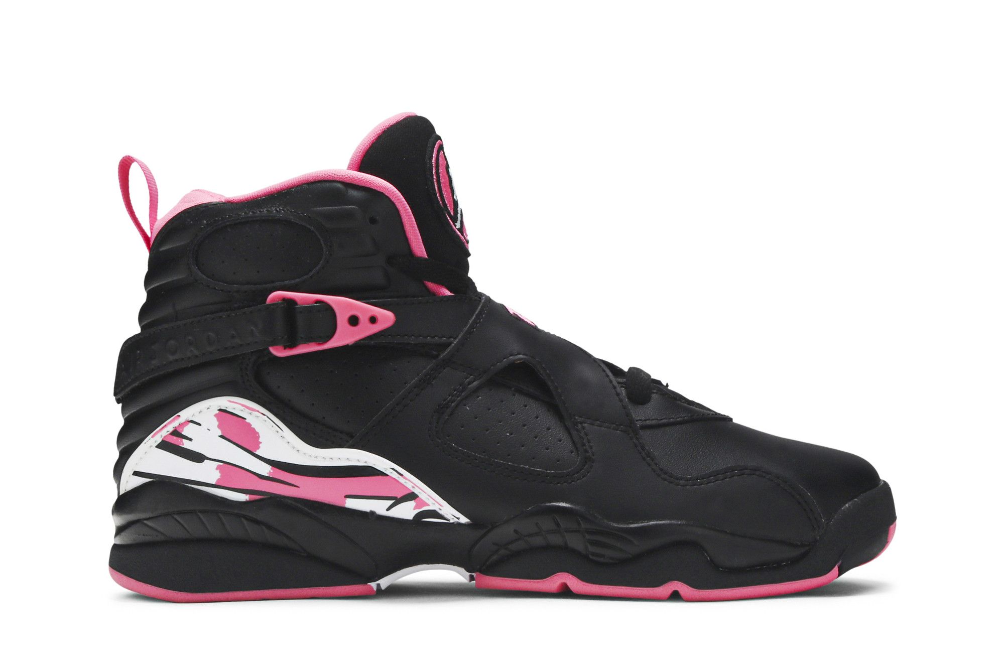 Jordan retro 8 hot sale white pink green