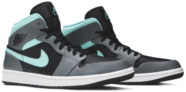 Air Jordan 1 Mid Grey Aqua