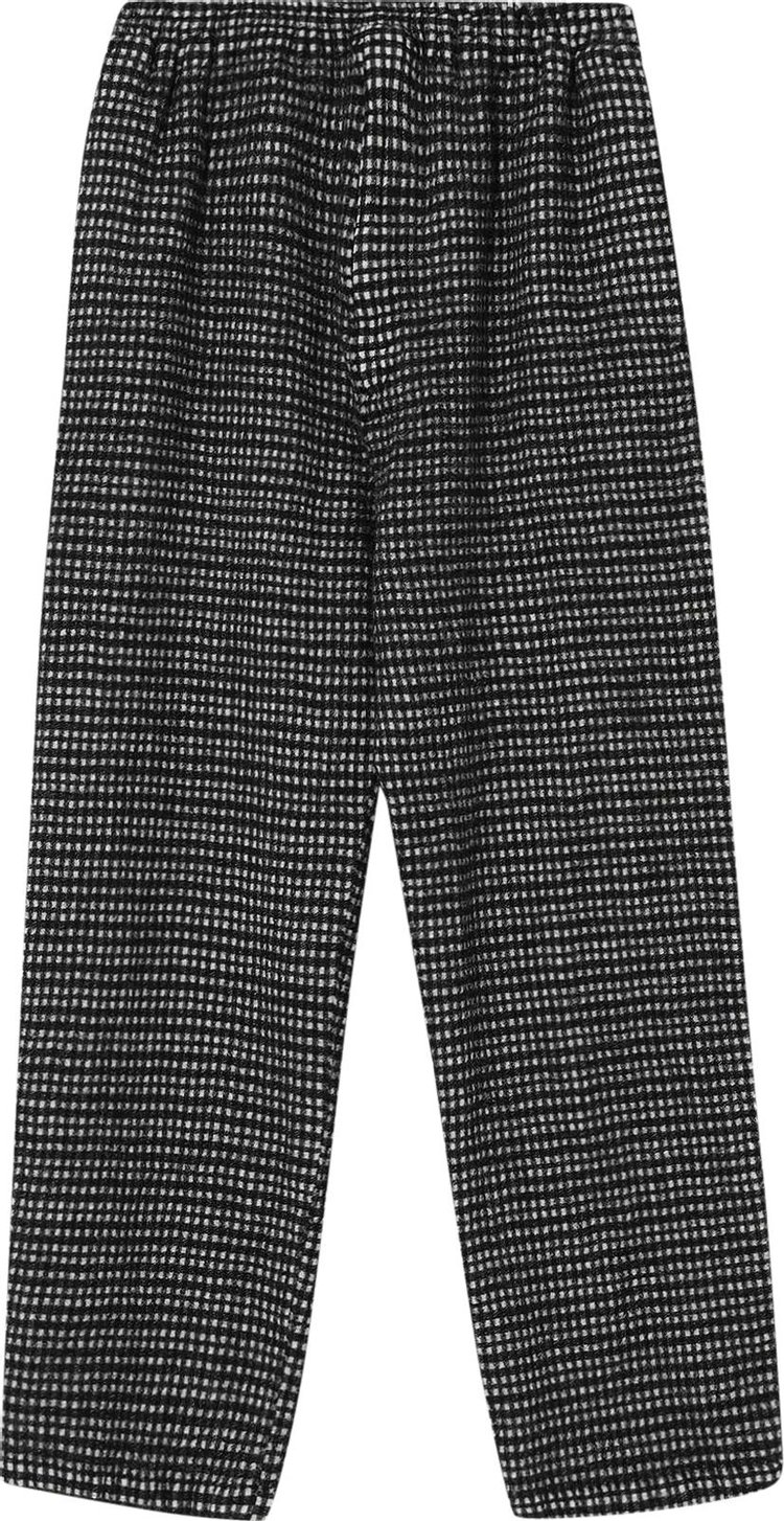 Undercover Throne of Blood Checked Wool Trousers 'Black'
