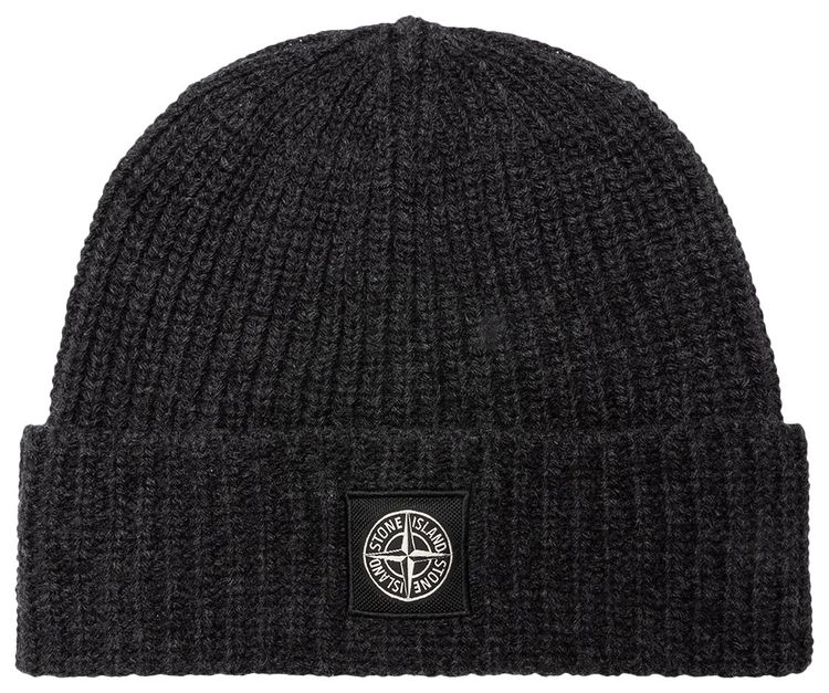 Stone Island Patch Logo Cap Charcoal