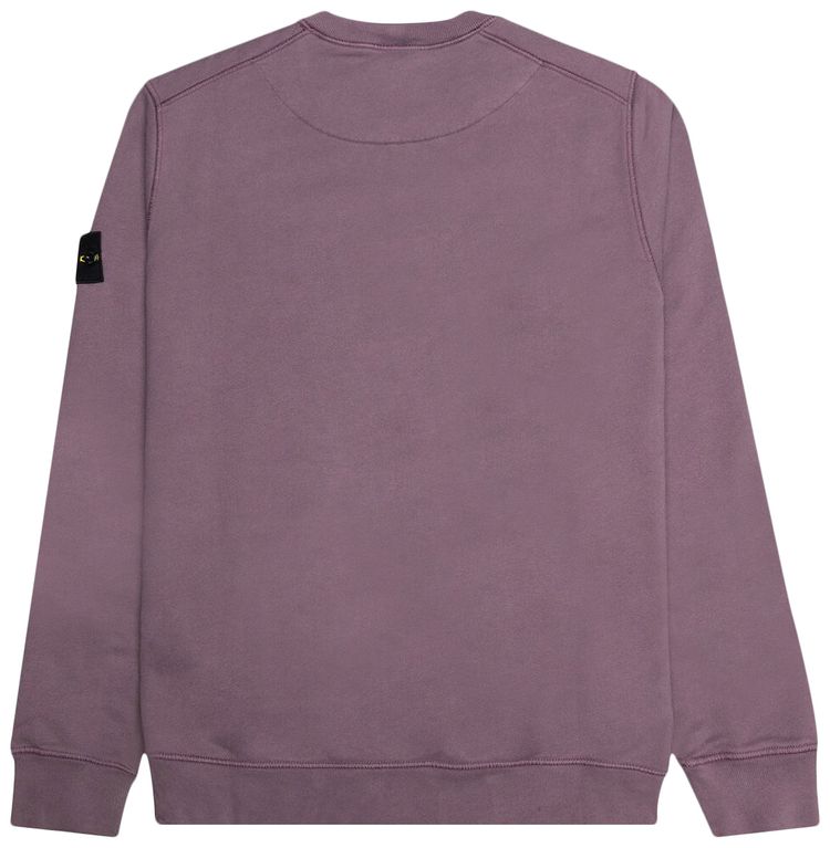 Stone Island Patch Logo Crewneck Magenta