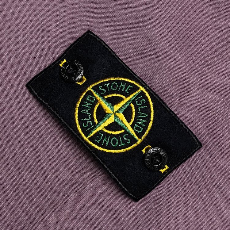 Stone Island Patch Logo Crewneck Magenta
