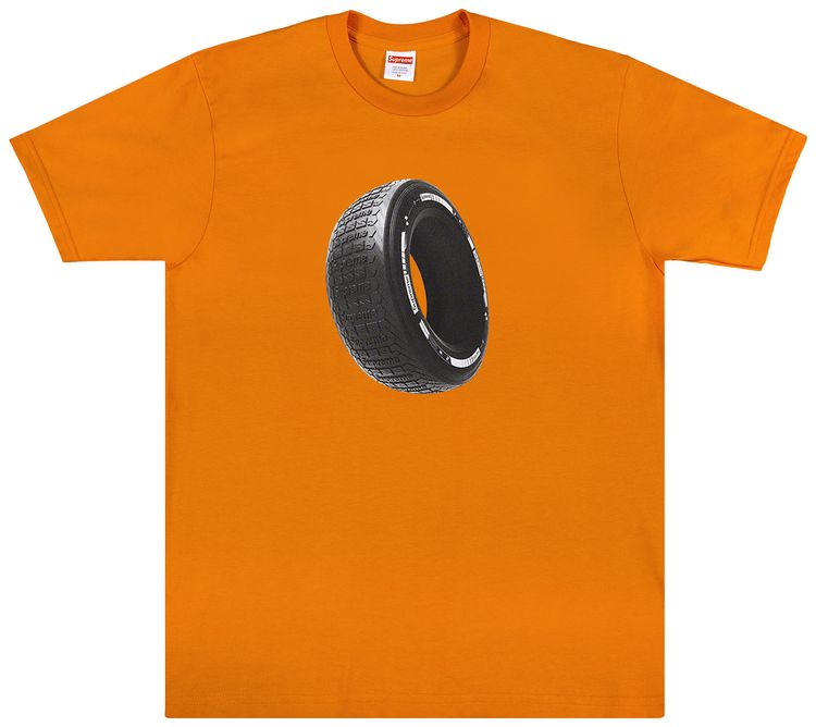 Supreme Tire Tee Orange