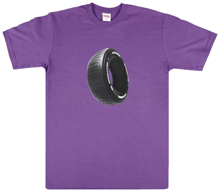 Supreme Tire Tee Purple