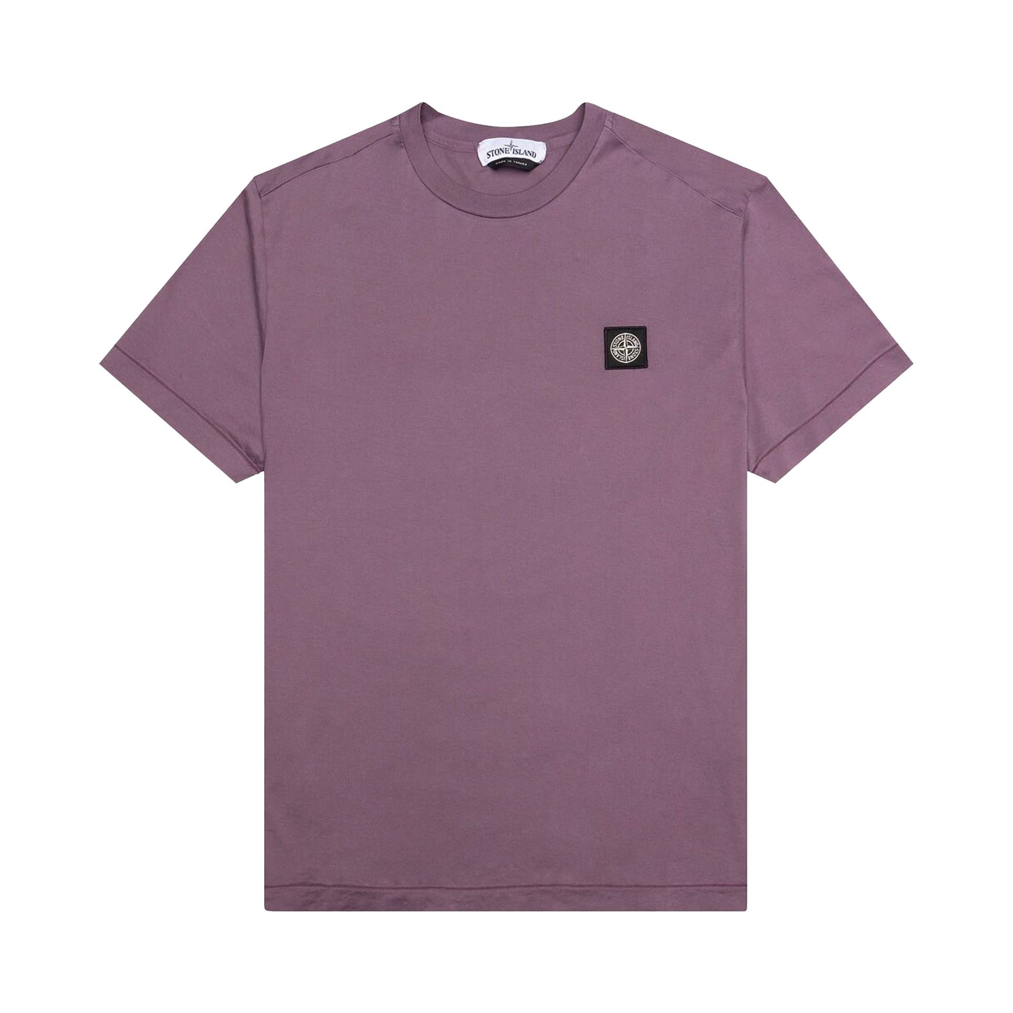 Buy Stone Island Garment Dyed T-Shirt 'Purple' - 731524113 V0045