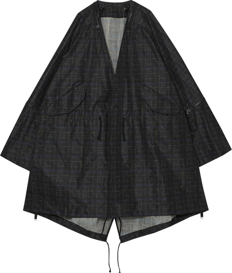 Buy Undercover Throne of Blood Poncho 'Black' - UCZ4305 2 BLAC | GOAT