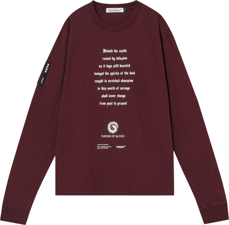 Undercover Throne of Blood Quote Jumper 'Red'