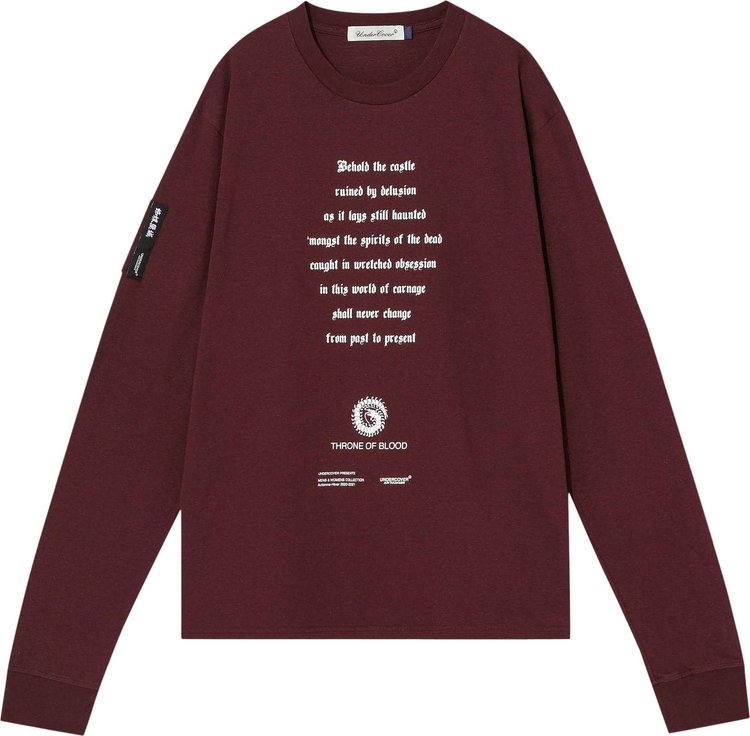 Undercover Throne of Blood Quote Jumper Red