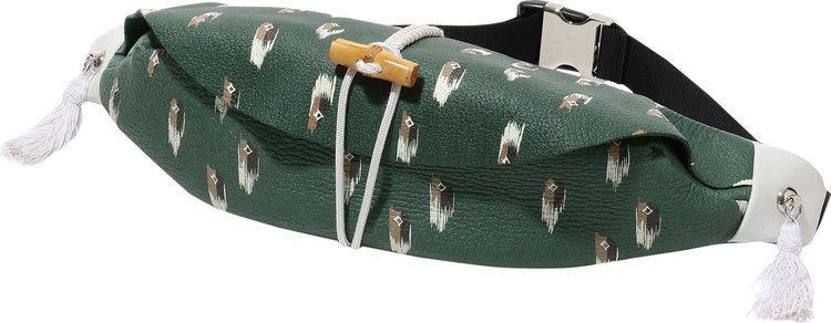 Undercover Throne of Blood Patterned Fanny Pack 'Green'