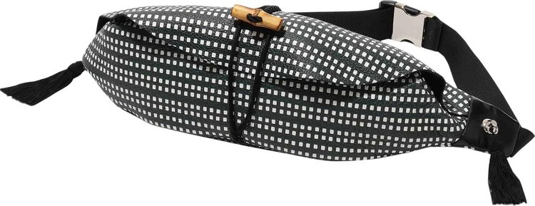 Undercover Throne of Blood Checked Fanny Pack Black