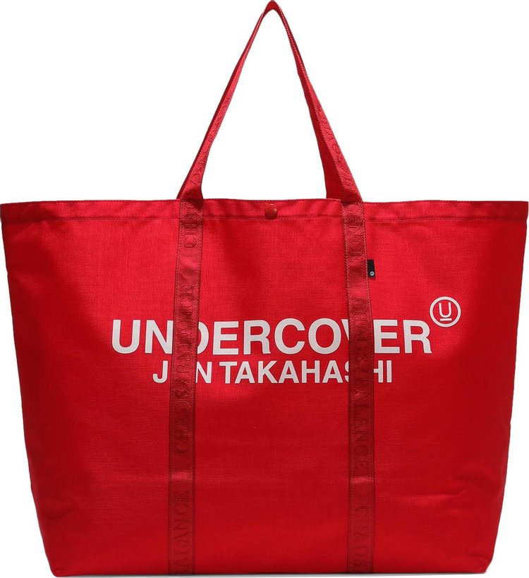 Undercover Throne of Blood Monogrammed Shopper Tote 'Red'