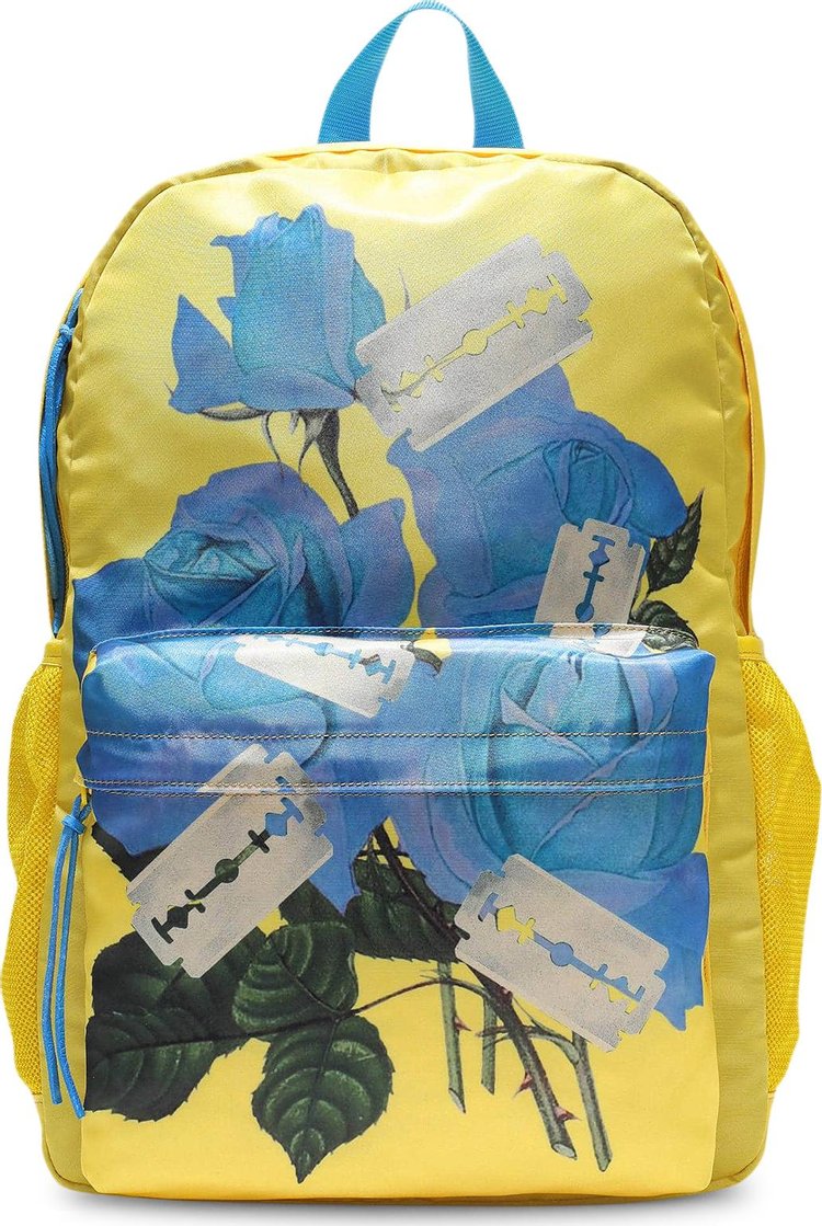 Undercover Mononoke Blade & Floral Motif Backpack 'Yellow'