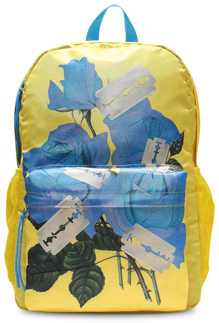 Undercover Mononoke Blade  Floral Motif Backpack Yellow
