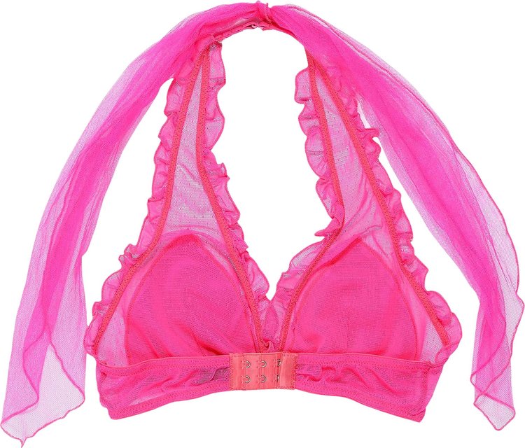 Undercover Ruffle Trimmed Bra 'Pink'