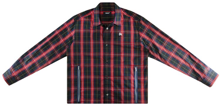 Undercover Tartan Pattern Shirt Red