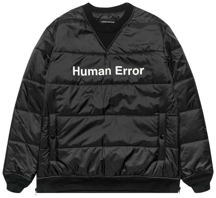 Undercover Space Odyssey Pull Over Padded Jacket Black