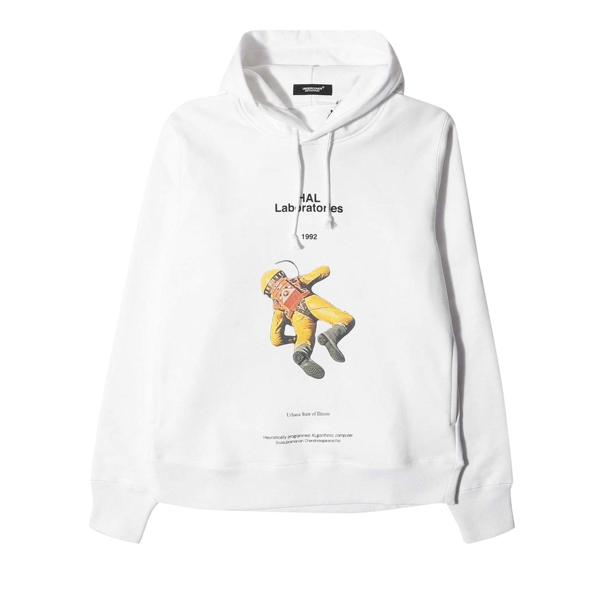 Buy Undercover Space Odyssey Graphic Print Hoodie 'White ...