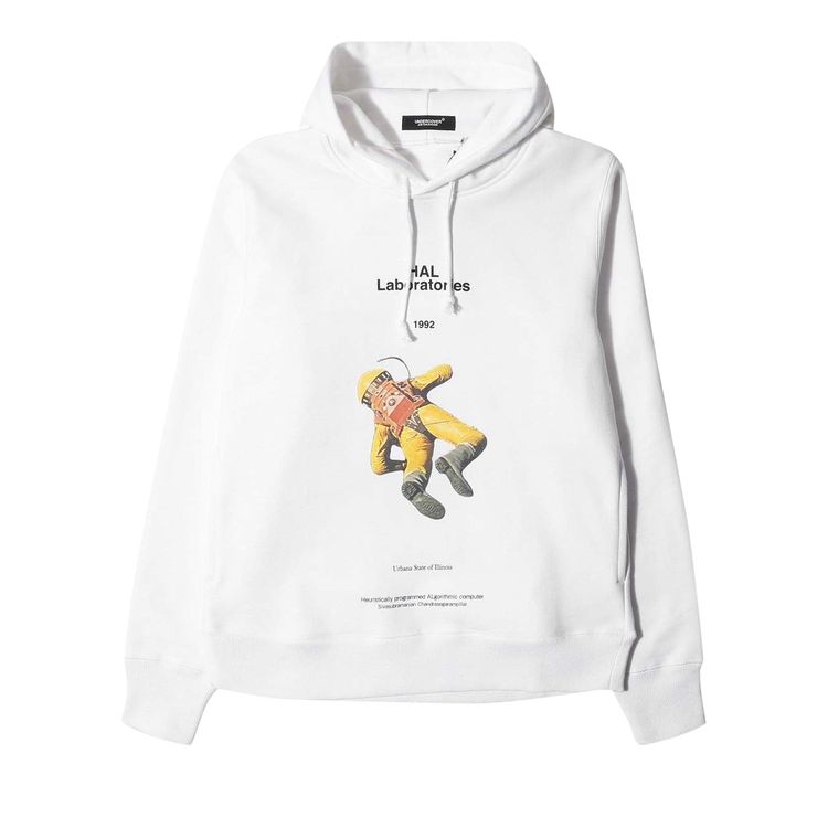 Undercover Space Odyssey Graphic Print Hoodie White