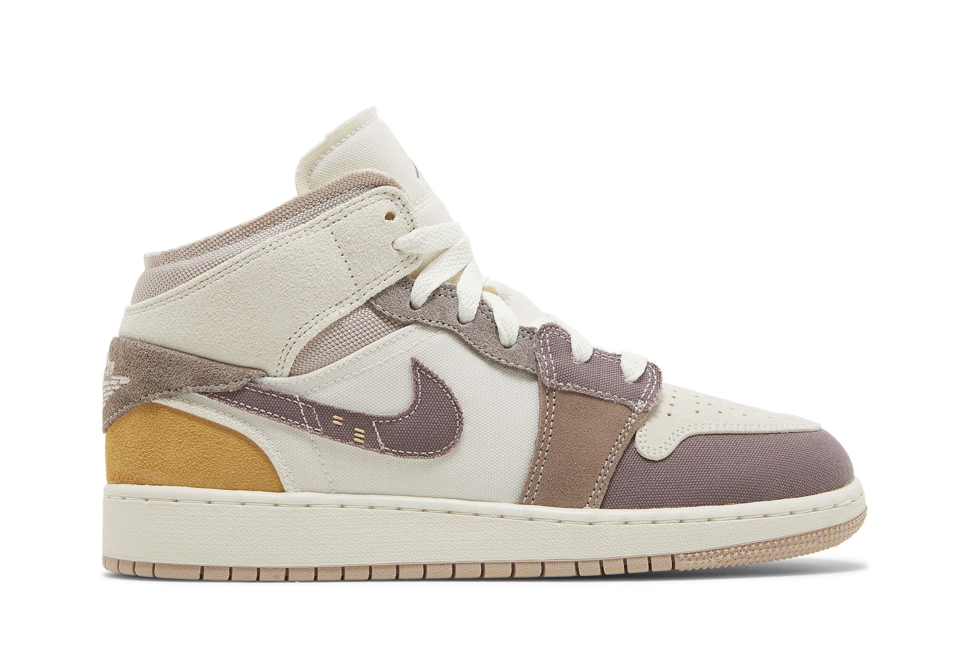 Buy Air Jordan 1 Mid SE Craft GS 'Inside Out - Taupe Haze