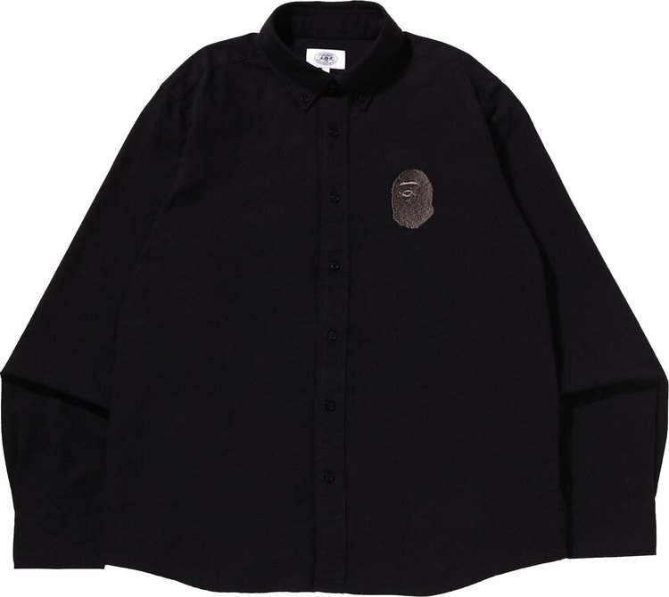 BAPE One Point Corduroy Relaxed Fit Shirt 'Black'