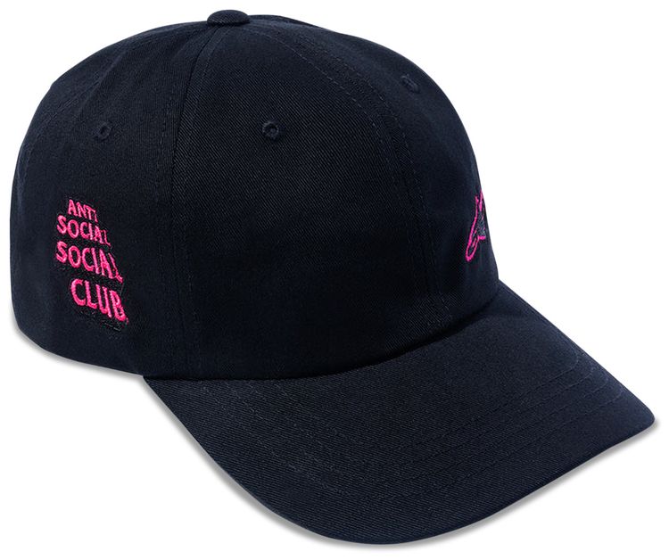 Anti Social Social Club x Alpine Stars Classic Cap Black