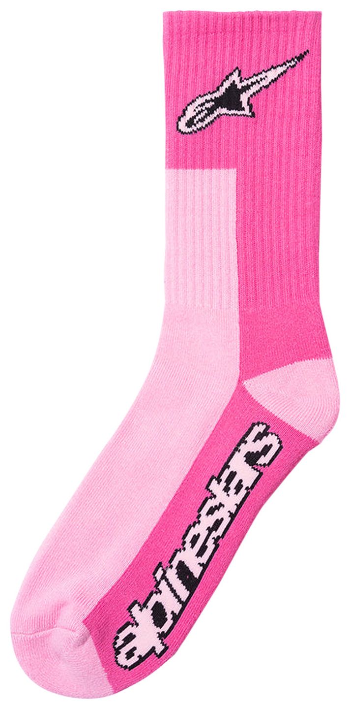 Anti Social Social Club x Alpine Stars Moto Socks Pink