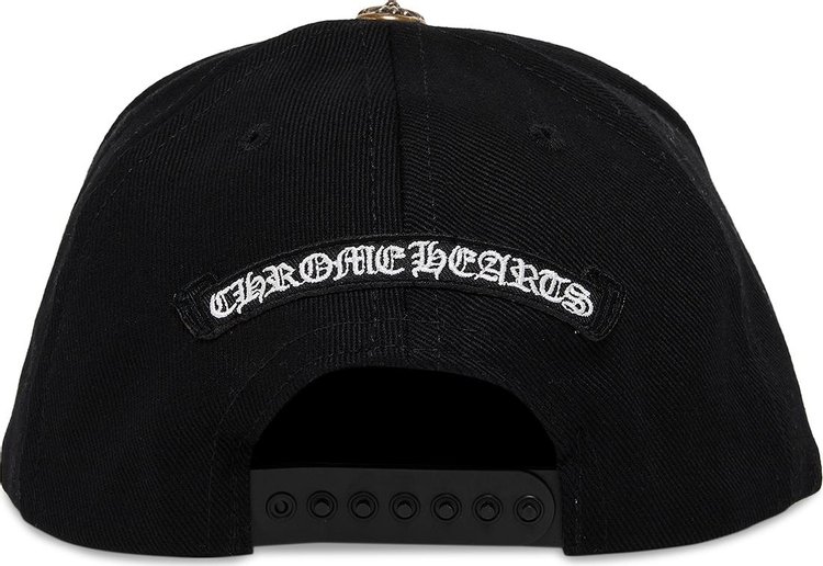 Chrome Hearts Horseshoe Denim Snapback Black