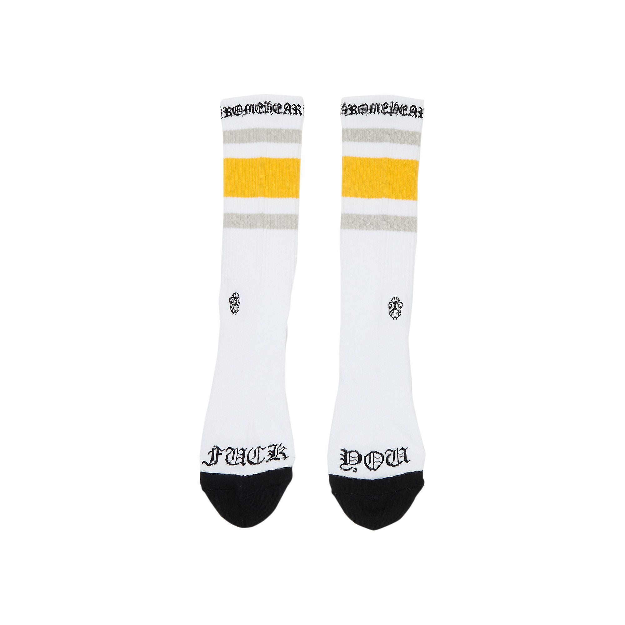 CHROME HEARTS socks３点SET。 Chrome Hearts Striped Socks (3 Pack) Multi - US