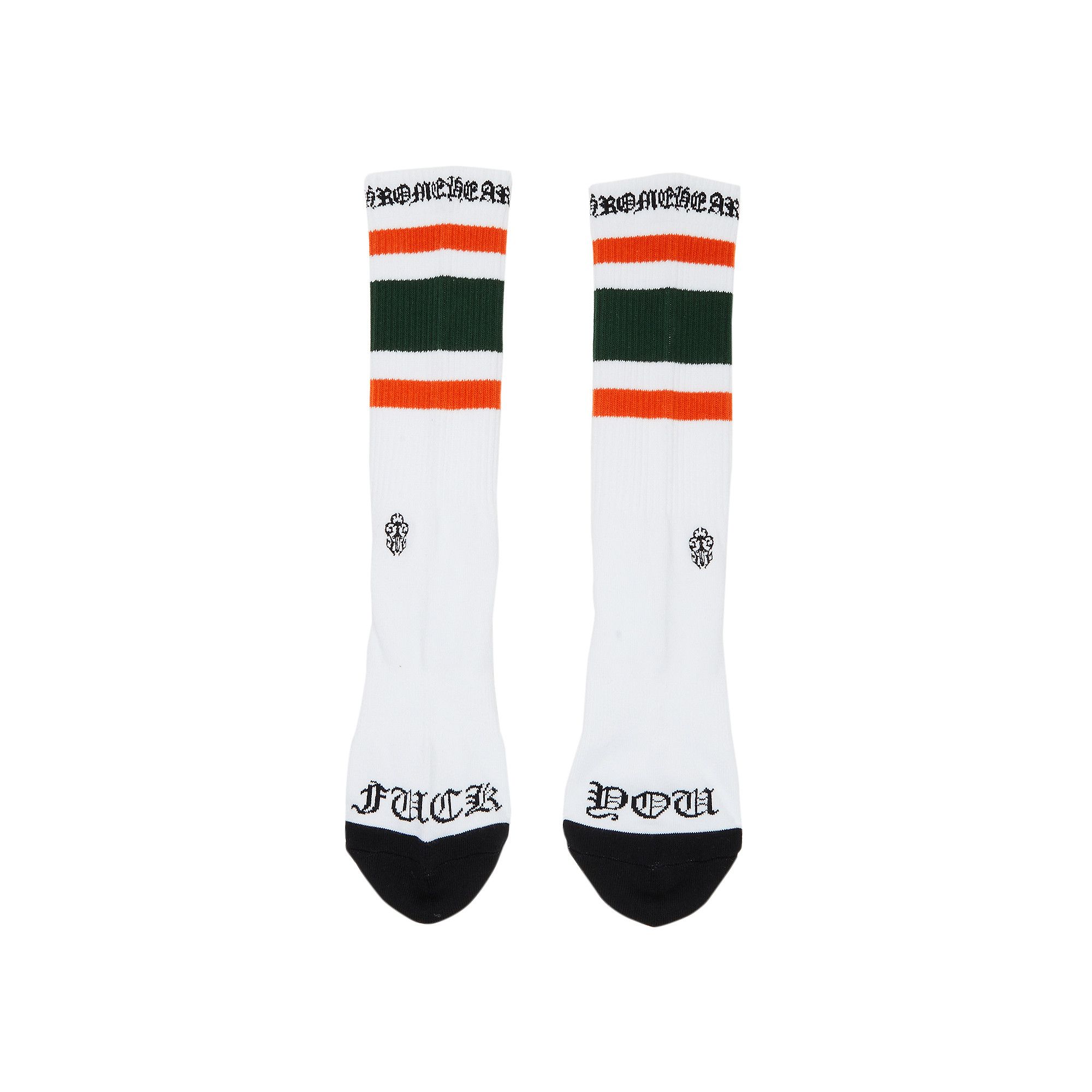 CHROME HEARTS socks３点SET。 Chrome Hearts Striped Socks (3 Pack) Multi - US
