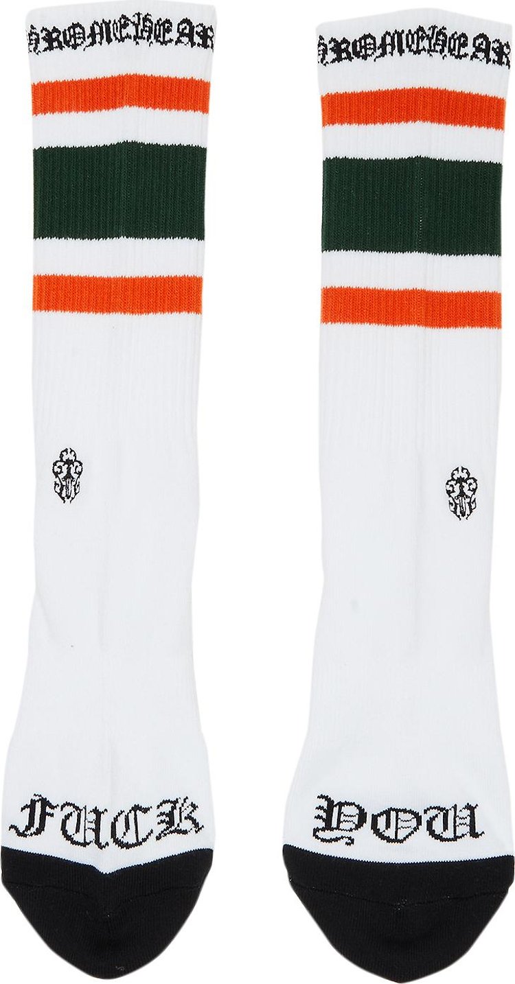 Chrome Hearts Miami Socks 3 Pack White