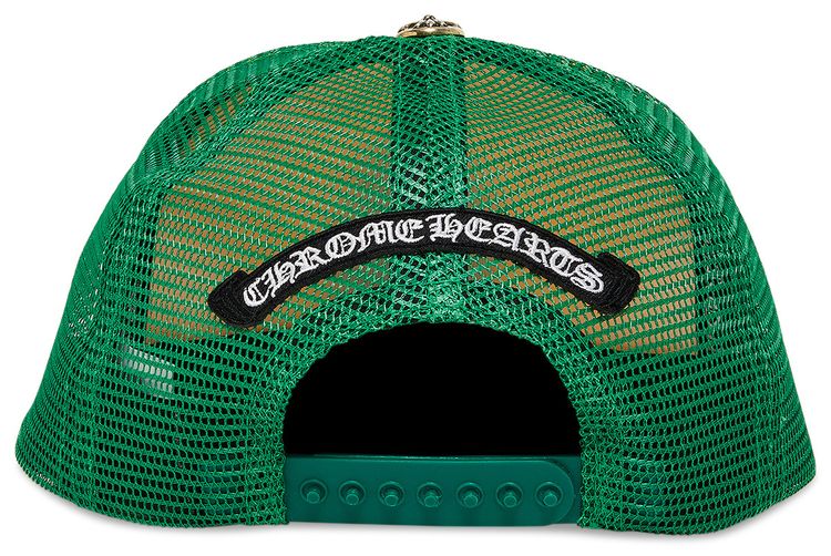 Chrome Hearts x Matty Boy Sex Records Smiley Trucker Hat Yellow