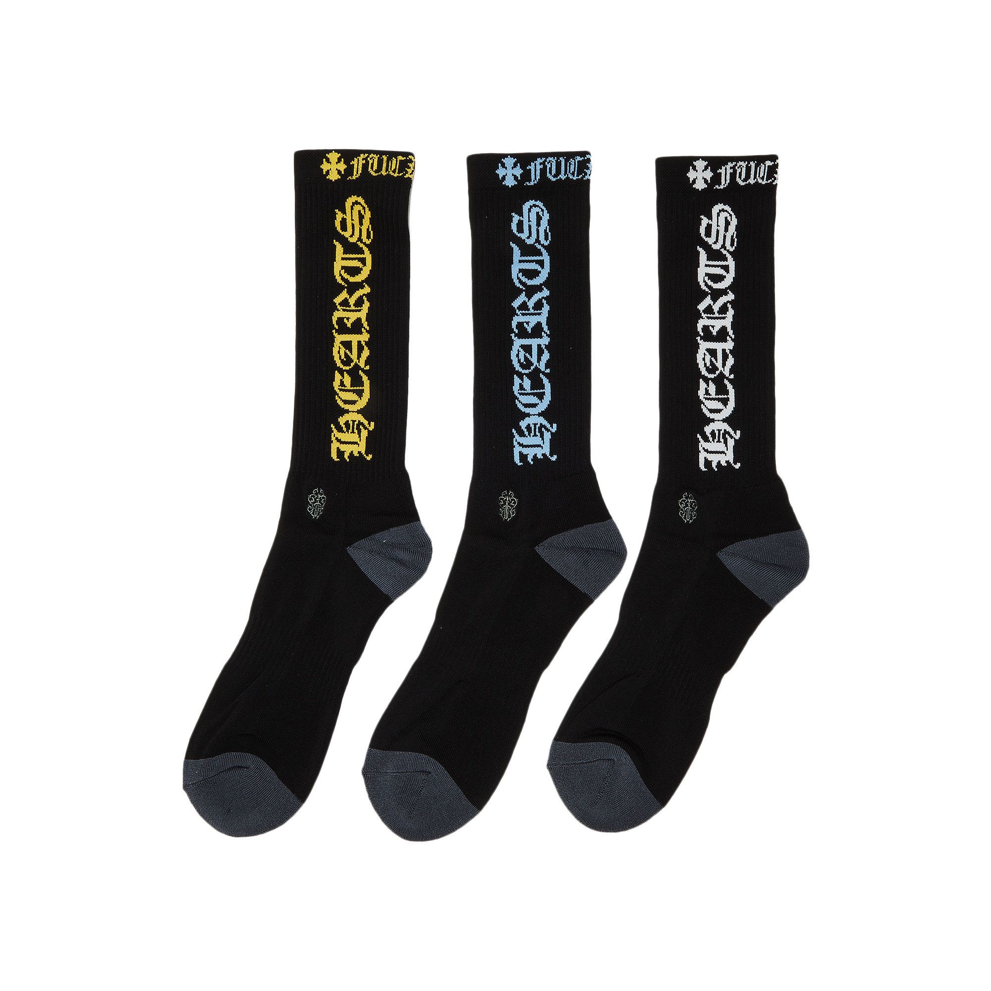 Buy Chrome Hearts Socks (3 Packs) 'Multicolor' - 1383 1000005S3P