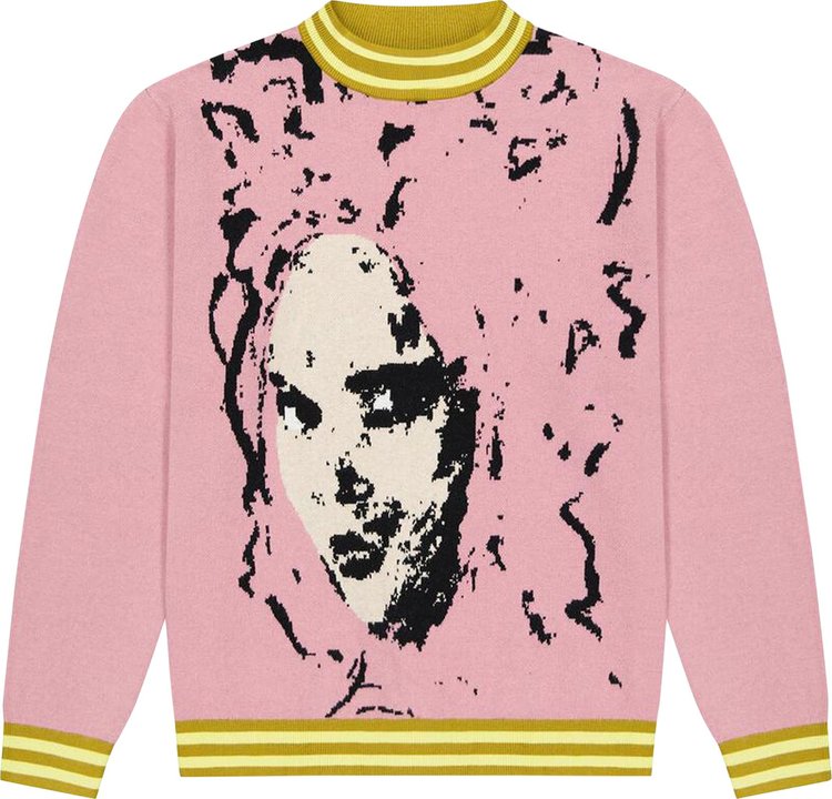 KidSuper Faces Sweater 'Pink'