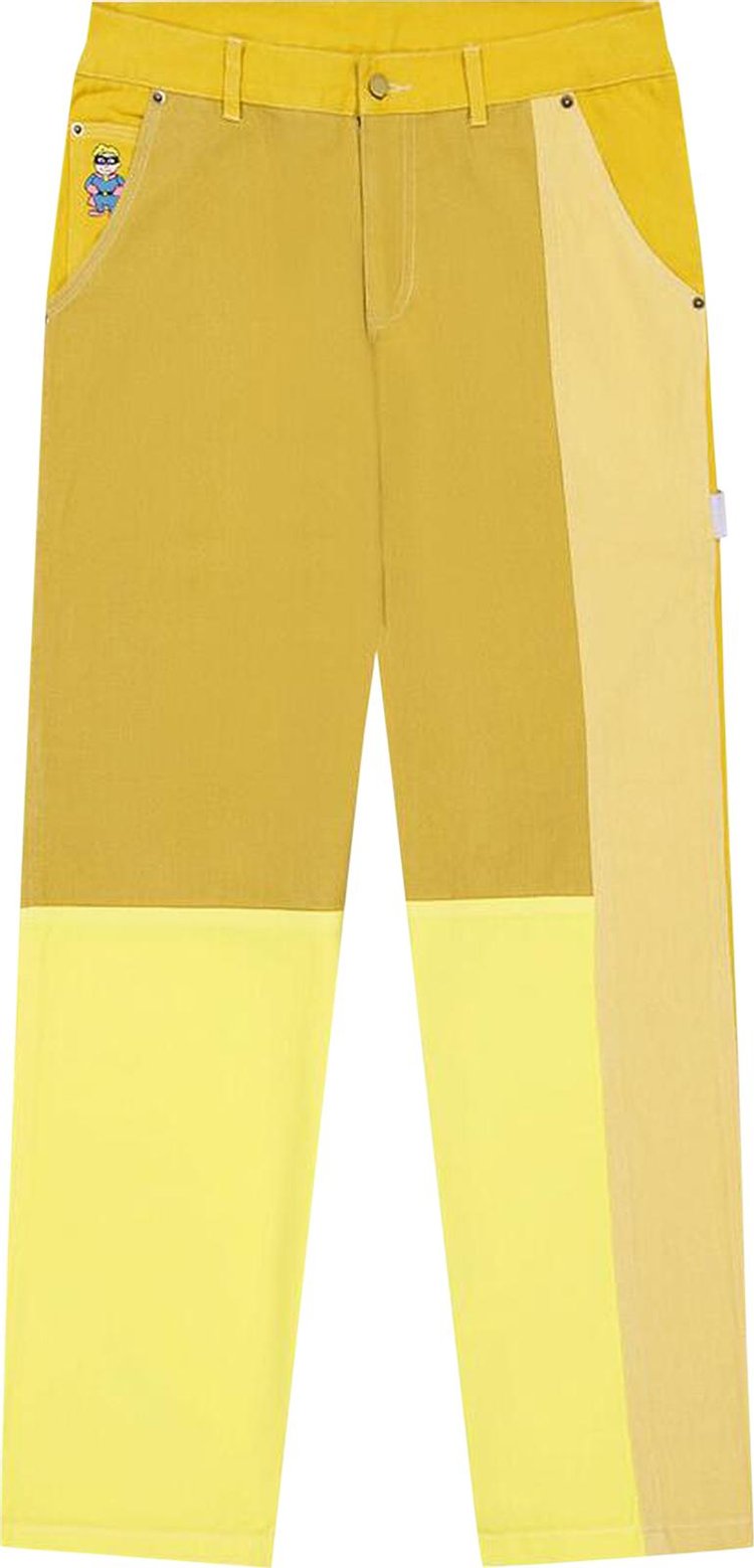 KidSuper Colorblock Pant 'Yellow'