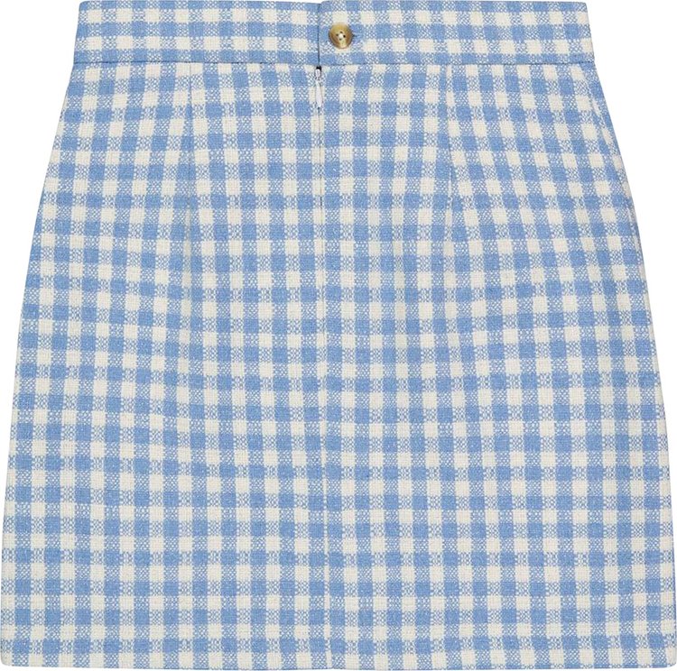 KidSuper Wine Window Pane Skirt BlueWhite