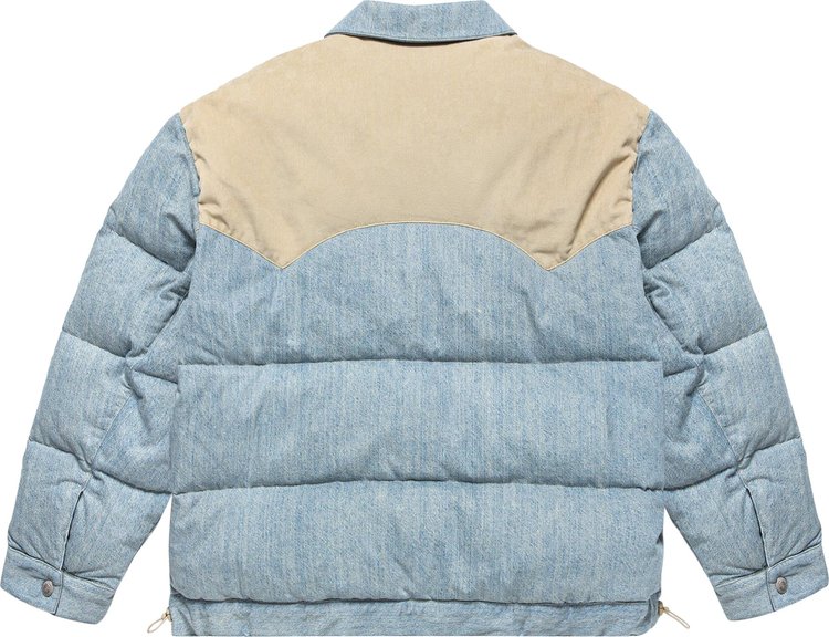 CLOT x Levis Reversible Denim Puffer Blue