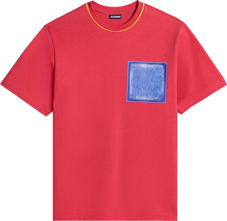 Jacquemus Le T-Shirt Duelo 'Mosaique Red'