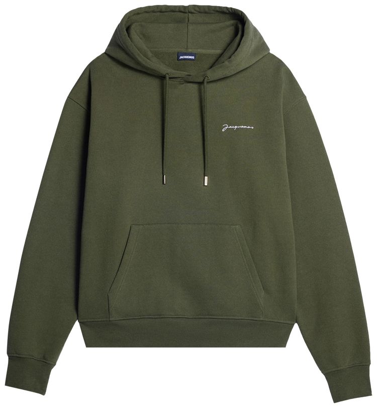 Jacquemus Le Sweatshirt Brode Khaki