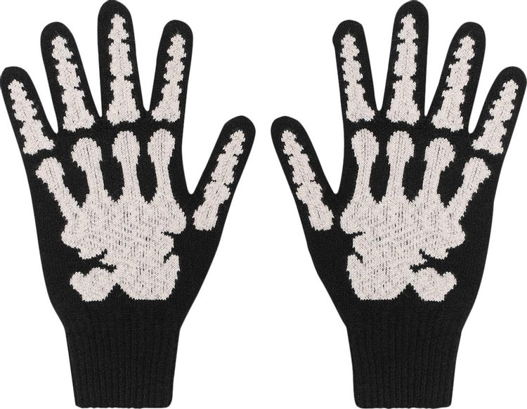 Amiri Skeleton Gloves 'Black'