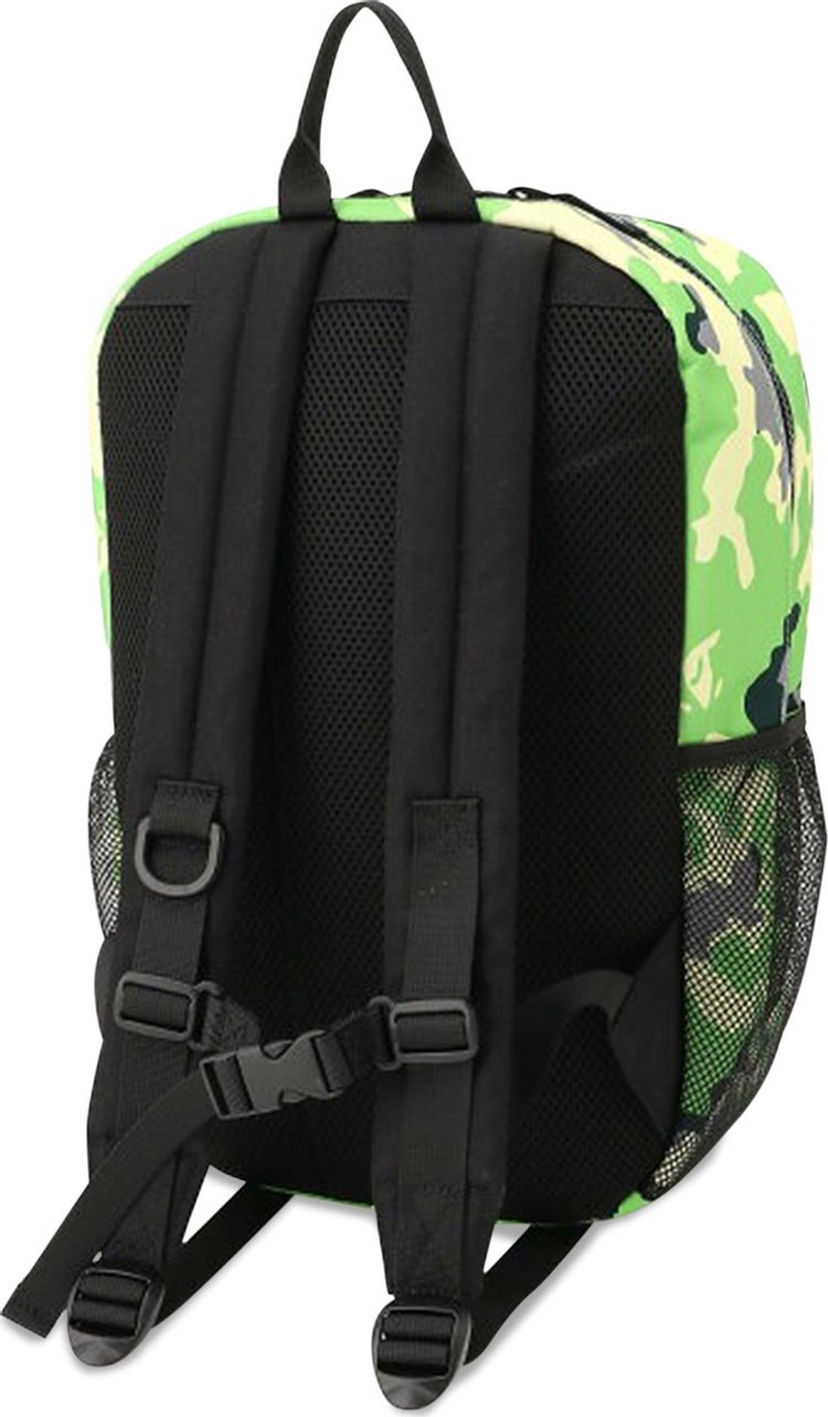 BAPE Kids Woodland Camo Daypack Green