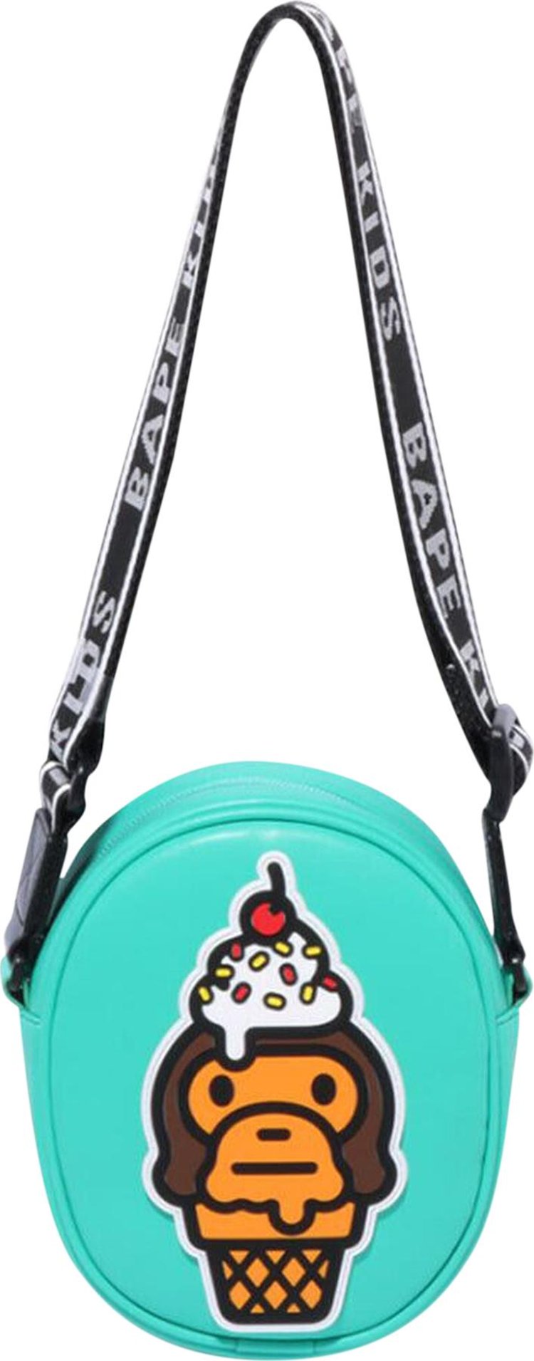 BAPE Kids Baby Milo Ice Cream Shoulder Bag 'Green'