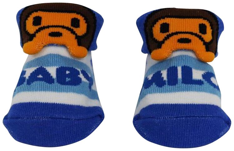 BAPE Kids Baby Milo Baby Socks Blue