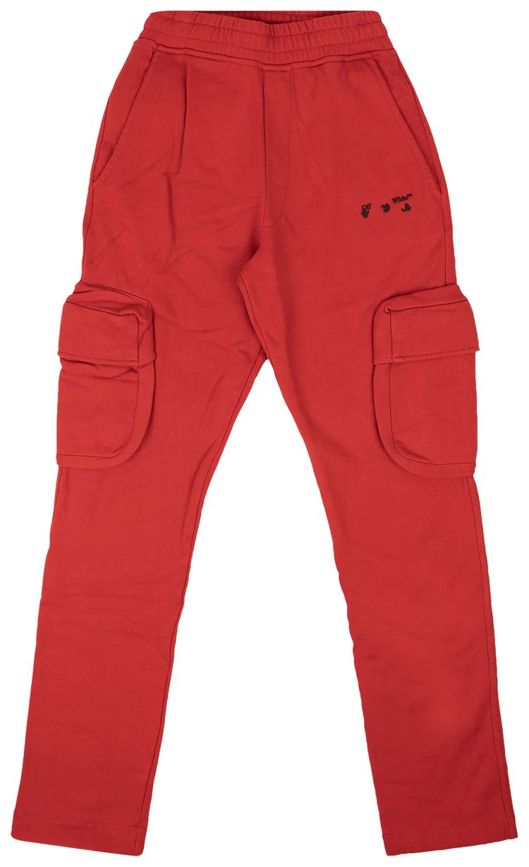 Off White Diag Logo Cargo Sweatpant SambaBlack