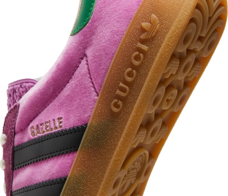 Adidas x Gucci Wmns Gazelle Pink Velvet