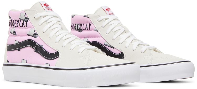 Cali Thornhill Dewitt x Vans Vault Sk8 Hi LX Pink Doomsday Foreplay