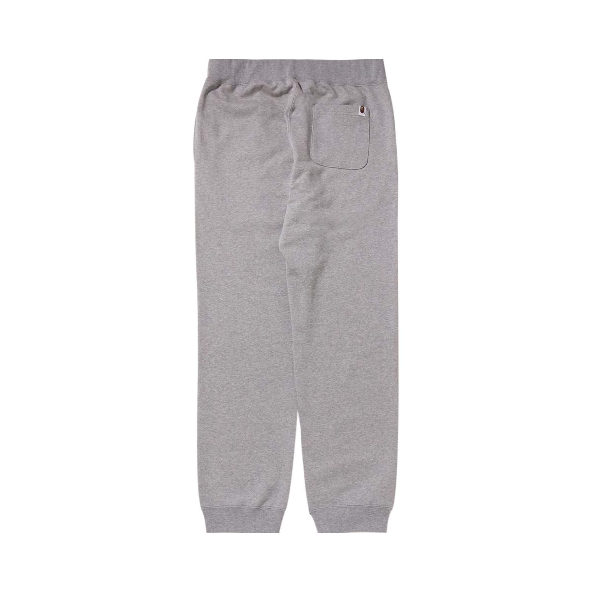 Grey bape joggers clearance