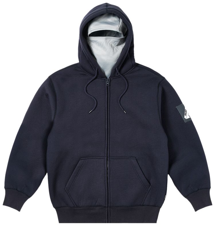 Palace Facemask Shearling Thermal Hood Navy