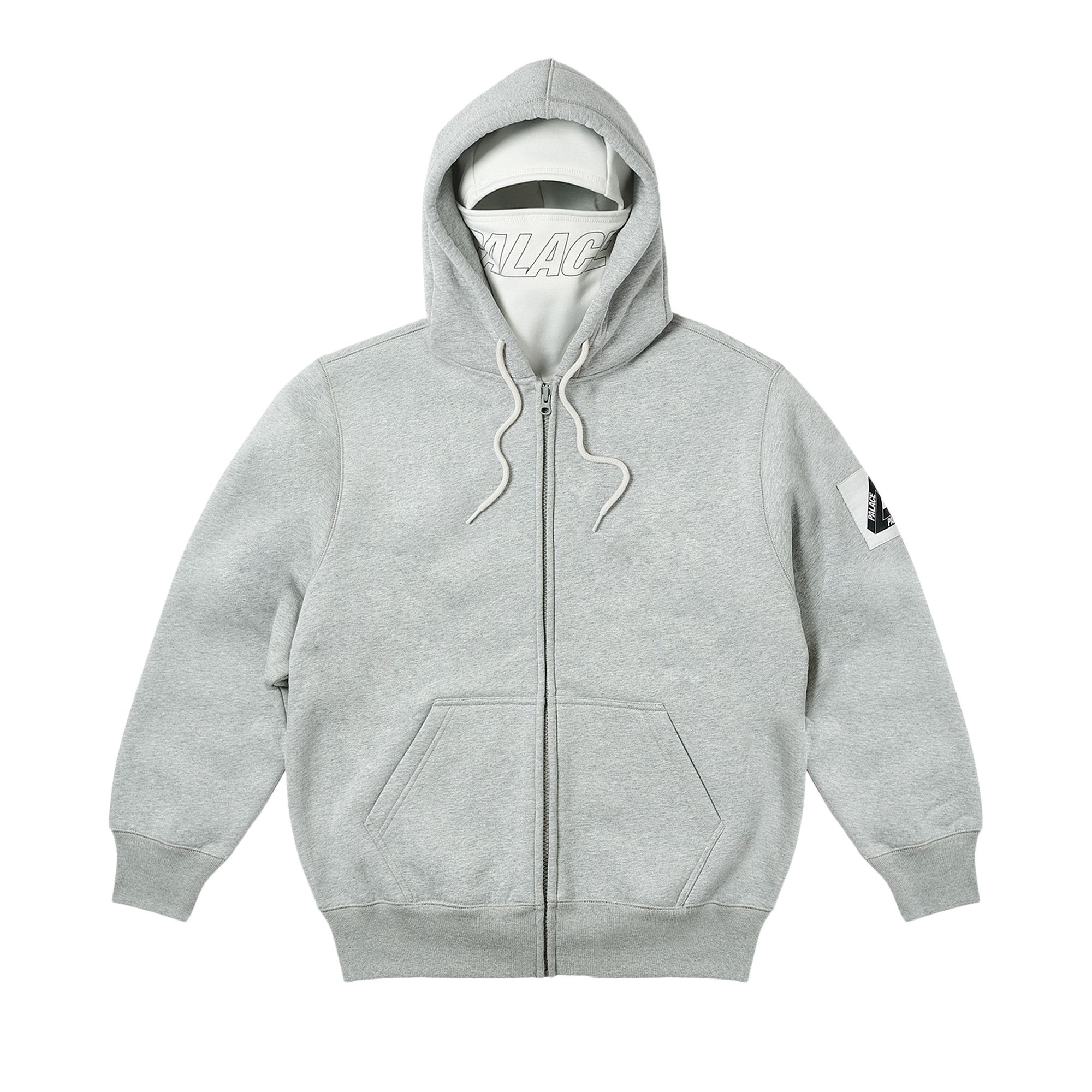 Buy Palace Facemask Shearling Thermal Hood 'Grey' - P23CS204