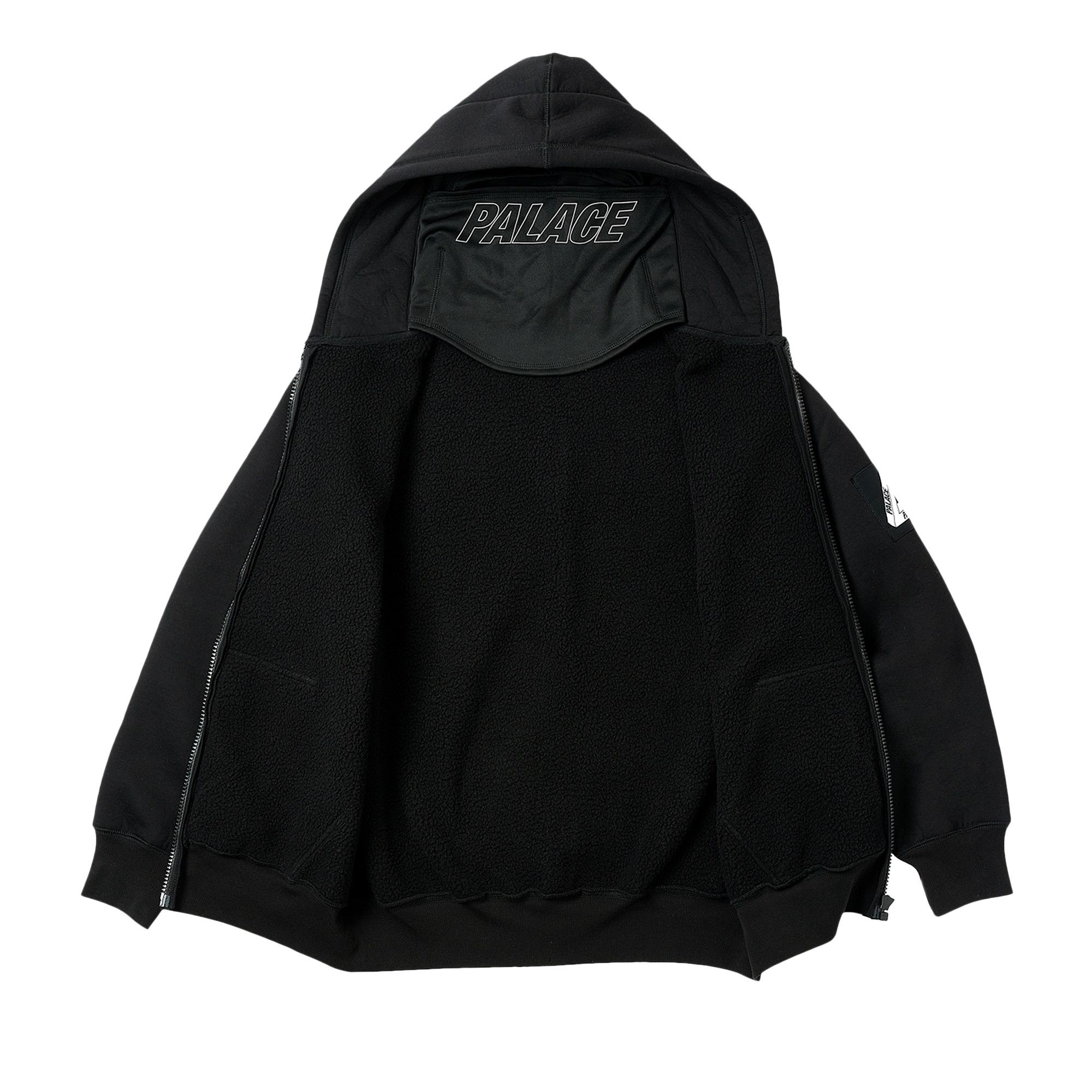 Size l Palace Facemask Shearling Thermal Hood 'Black'